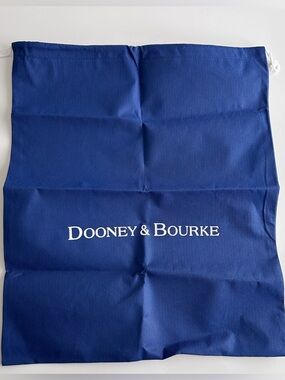 Dooney Bourke Drawstring Designer Handbag Dust Bag Storage Blue 15” X 18” NEW